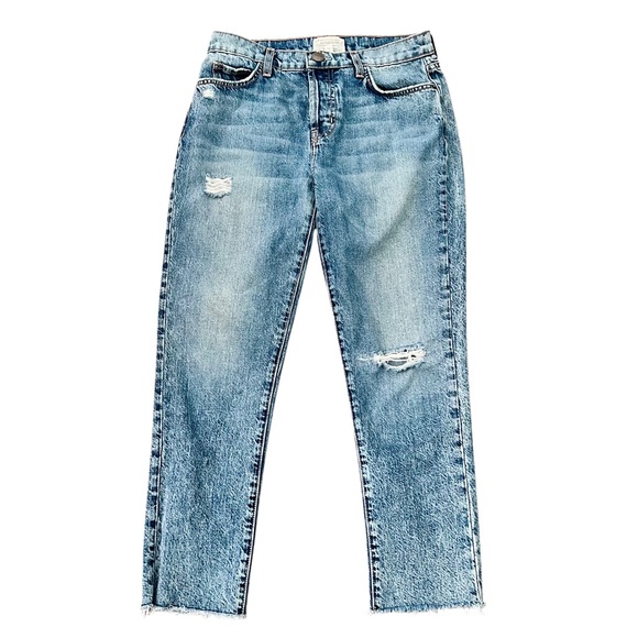 Current/Elliott Denim - Current/Elliott Distressed Blue Jeans, 27